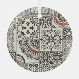 Islam Arabic Majolica Tiles Patchwork Ornament Aus Glas
