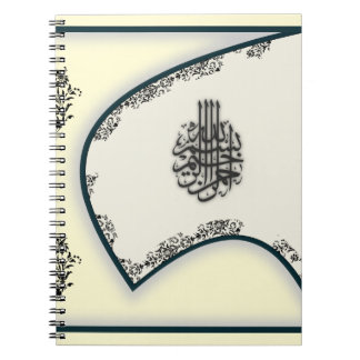 Islam bismillah Damastfalke-Kalligraphienotizbuch Notizblock