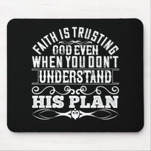 Islam - Der Glaube steht Gott zu Mousepad