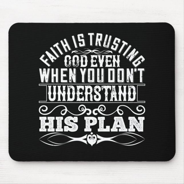 Islam - Der Glaube steht Gott zu Mousepad (Vorne)