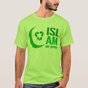 Islam - gehen Grün T-Shirt