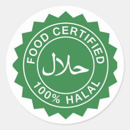 Islam Halal-zertifizierter Aufkleber