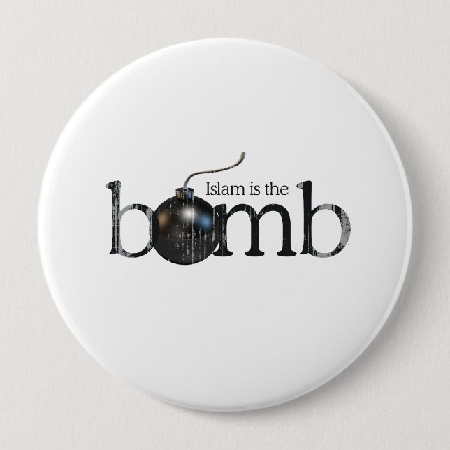 Islam ist die Bombe Faded.png Button (Vorderseite)