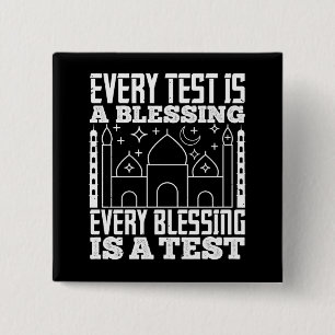 Islam - Jeder Test ist ein Segen Button
