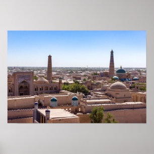 Islam Khodja-Moschee und Zitadelle Kunya-ark - Chi Poster