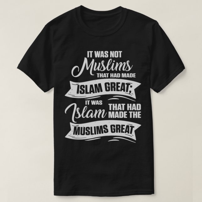 Islam Muslime Allah Religiöse Moschee Quran Ramada T-Shirt (Design vorne)