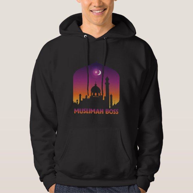 Islam Muslime Boss religiöse arabische Muslime Hoodie (Vorderseite)