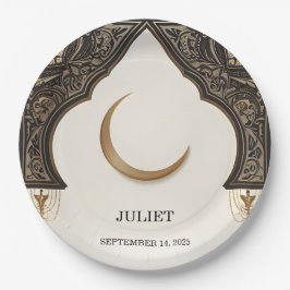 Islam Nikah Arabic Walima Muslim-Brautparty Pappteller