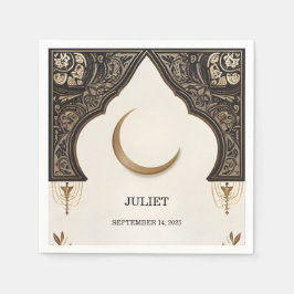 Islam Nikah Arabic Walima Muslim-Brautparty Serviette