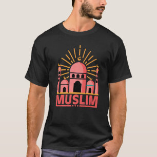 Islam-Symbol Cool islamischer Retro-Muslim T-Shirt