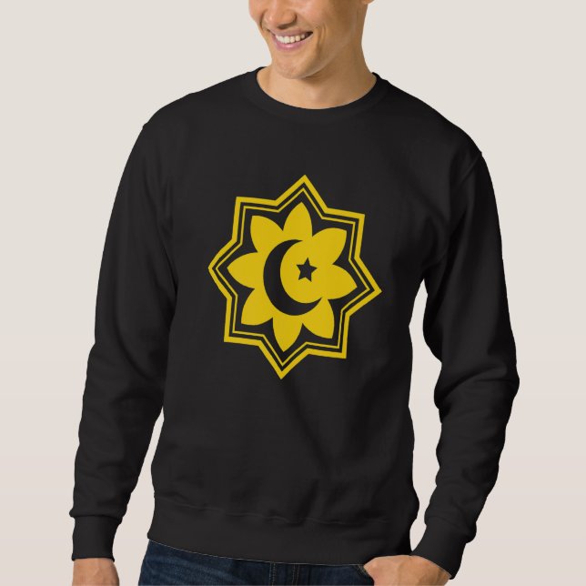 Islam-Symbol Cool islamisches Zeichen 2 Sweatshirt (Vorderseite)