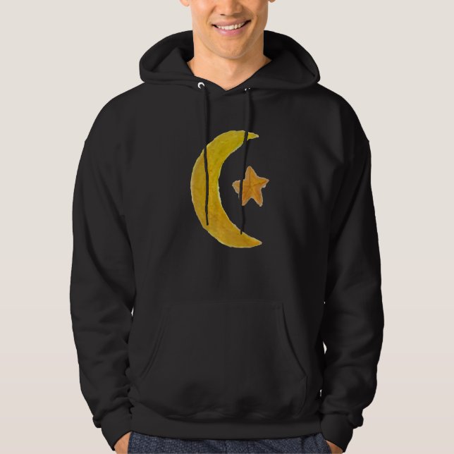 Islam-Symbol Cool islamisches Zeichen Hoodie (Vorderseite)