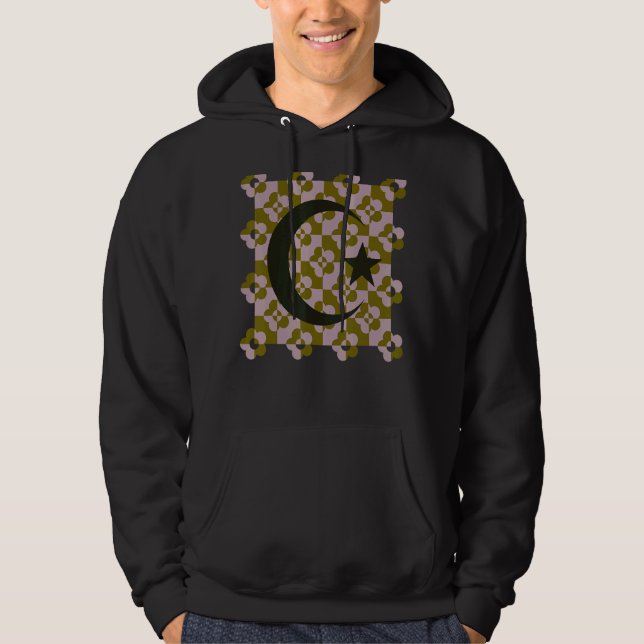 Islam-Symbol Moslem beten arabisch-islamisches Geb Hoodie (Vorderseite)