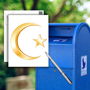 Islam-Symbol Postkarte