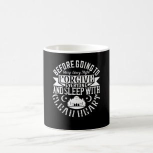 Islam - Vergib allen und schlief mit sauberem Herz Kaffeetasse