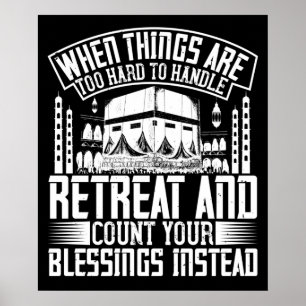 Islam - wenn die Dinge zu schwer zu bewältigen sin Poster