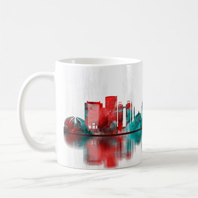 Islamabad Pakistan Skyline Kaffeetasse (Links)