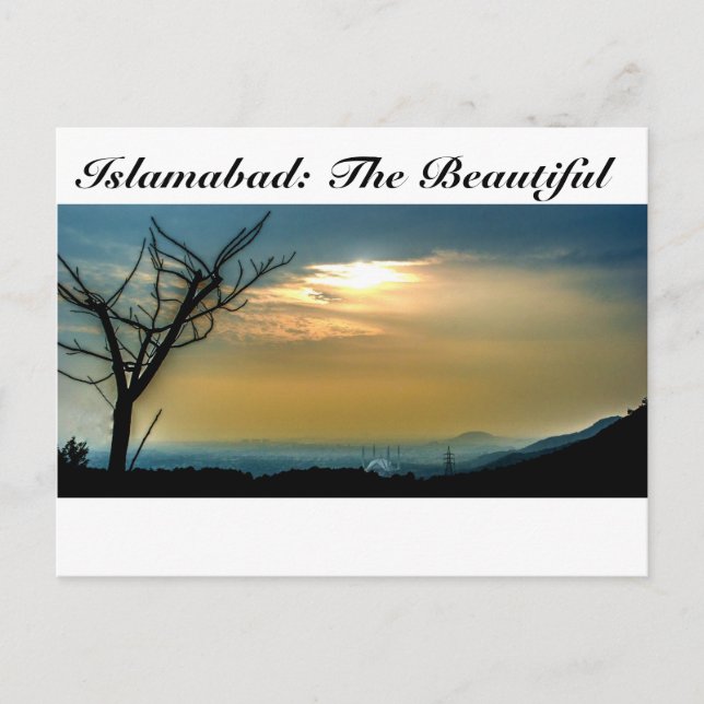 Islamabad Postkarte (Vorderseite)