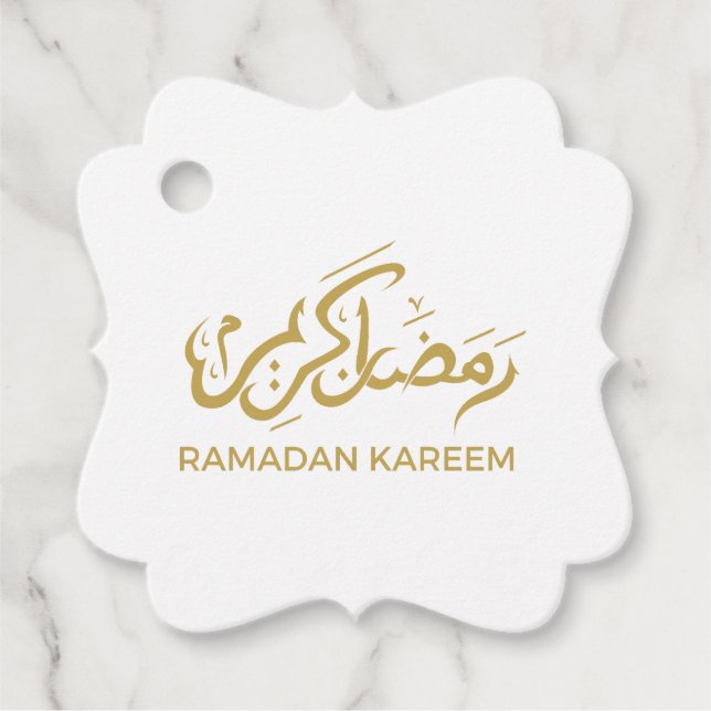 Islamic Arabic Ramadan Kareem Geschenkanhänger (Vorderseite)
