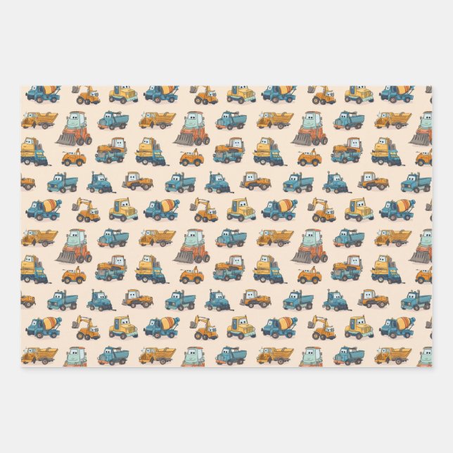 Islamic Baby Gift Wrap Set 3 Cute Designs Geschenkpapier Set (Vorderseite 3)