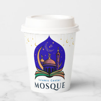 Islamic Center Coffee Cup – Mosque & Crescent Nigh Pappbecher