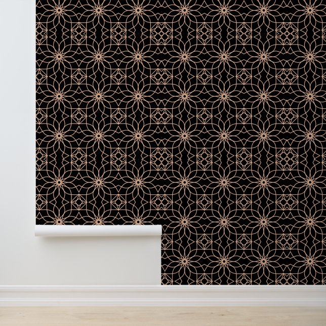 Islamic Geometric Pattern Arabic Art-Luxury Modern Tapete (Anwendung)