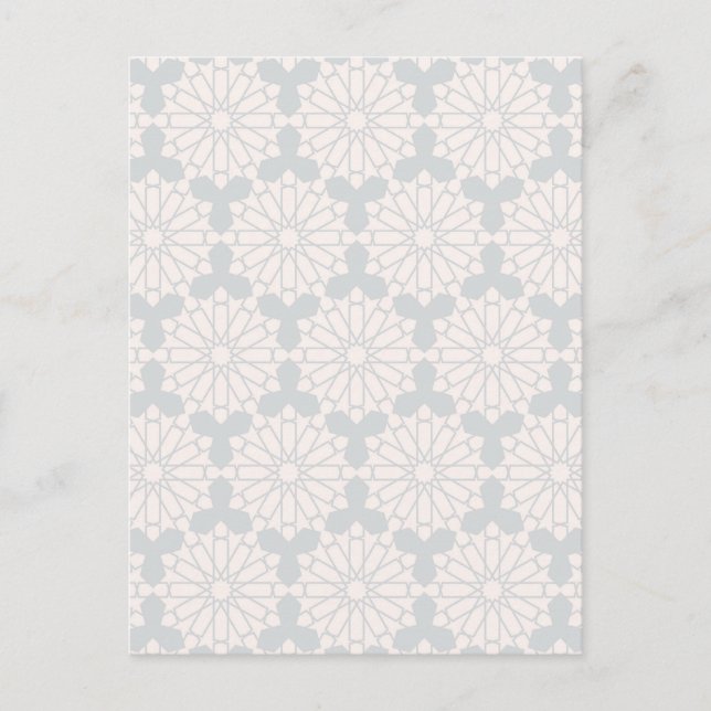 Islamic Geometric Pattern Postkarte (Vorderseite)