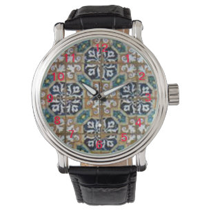 IslamicTile Custom Wristwatch Armbanduhr