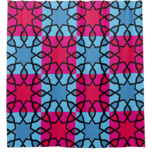 Islamische geometrische Motive, die sehr schön sin Duschvorhang
