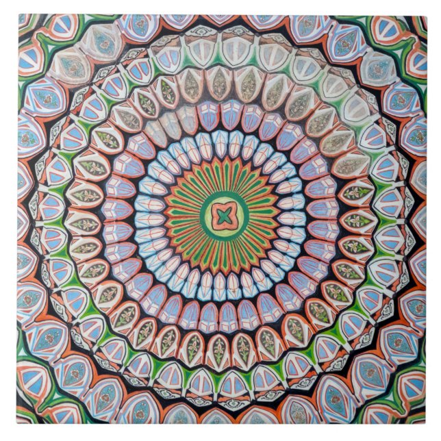 Islamische geometrische Muster Fliese (Vorderseite)