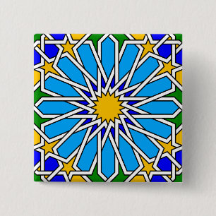 Islamische geometrische Taste Button