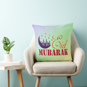 Islamische Grüße - Moderner Chic Eid Mubarak Kissen