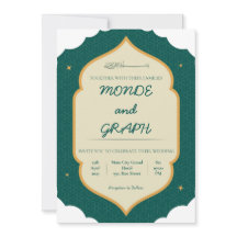 Islamische Hochzeitseinladungen Kunst