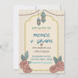 Islamische Hochzeitseinladungen Kunst Einladung