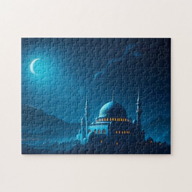 Islamische Illustration der Moschee Puzzle (Horizontal)