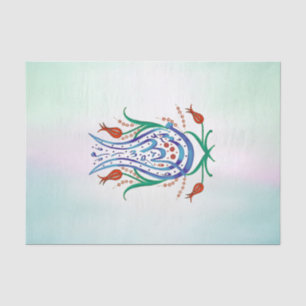 Islamische Kalligrafie Seidenpapier