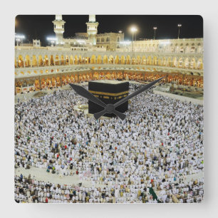 Islamische Kunst, die muslimische Pilgerreise nach Quadratische Wanduhr