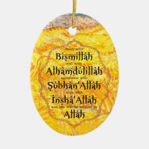 Islamische Kunst Ramadan Eid Dawah-Geschenk für Keramik Ornament