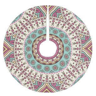 Islamische Kunst: Vintage Dekoration nahtlos Polyester Weihnachtsbaumdecke
