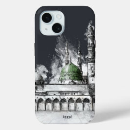 Islamische Kunst von Masjid Nabawi Sketch - muslim Case-Mate iPhone Hülle