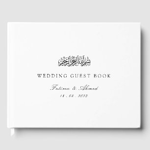 Islamische Minimalhochzeit Gästebuch
