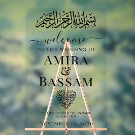 Islamische Paare Hochzeit Acrylschild