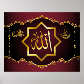 Islamische Schönheit Poster