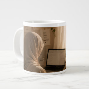 Islamischer Deen & Dunya Spiralbecher Jumbo-Tasse