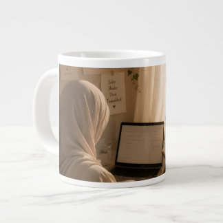Islamischer Deen & Dunya Spiralbecher Jumbo-Tasse