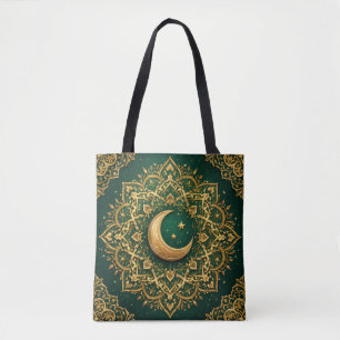 Islamischer Halbmond Geometrischer Tragetasche