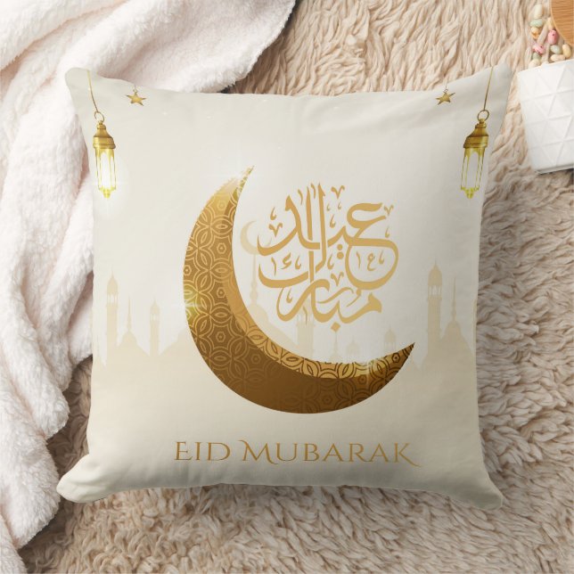 Islamischer Magischer Ramadan Lantern - Eid Mubara Kissen (Decke)