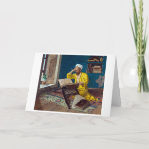 Islamischer Theologe mit Koran   Osman Hamdi Bey   Karte