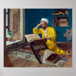 Islamischer Theologe mit Koran | Osman Hamdi Bey | Poster