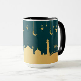 Islamisches Arabisches Gold Personalisiert Tasse